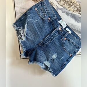 RE generation Distressed Denim summer cotton Shorts 5/27 STRECH
